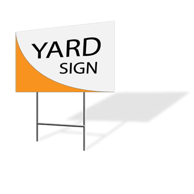 2pc Custom Yard Sign 24” x 18”